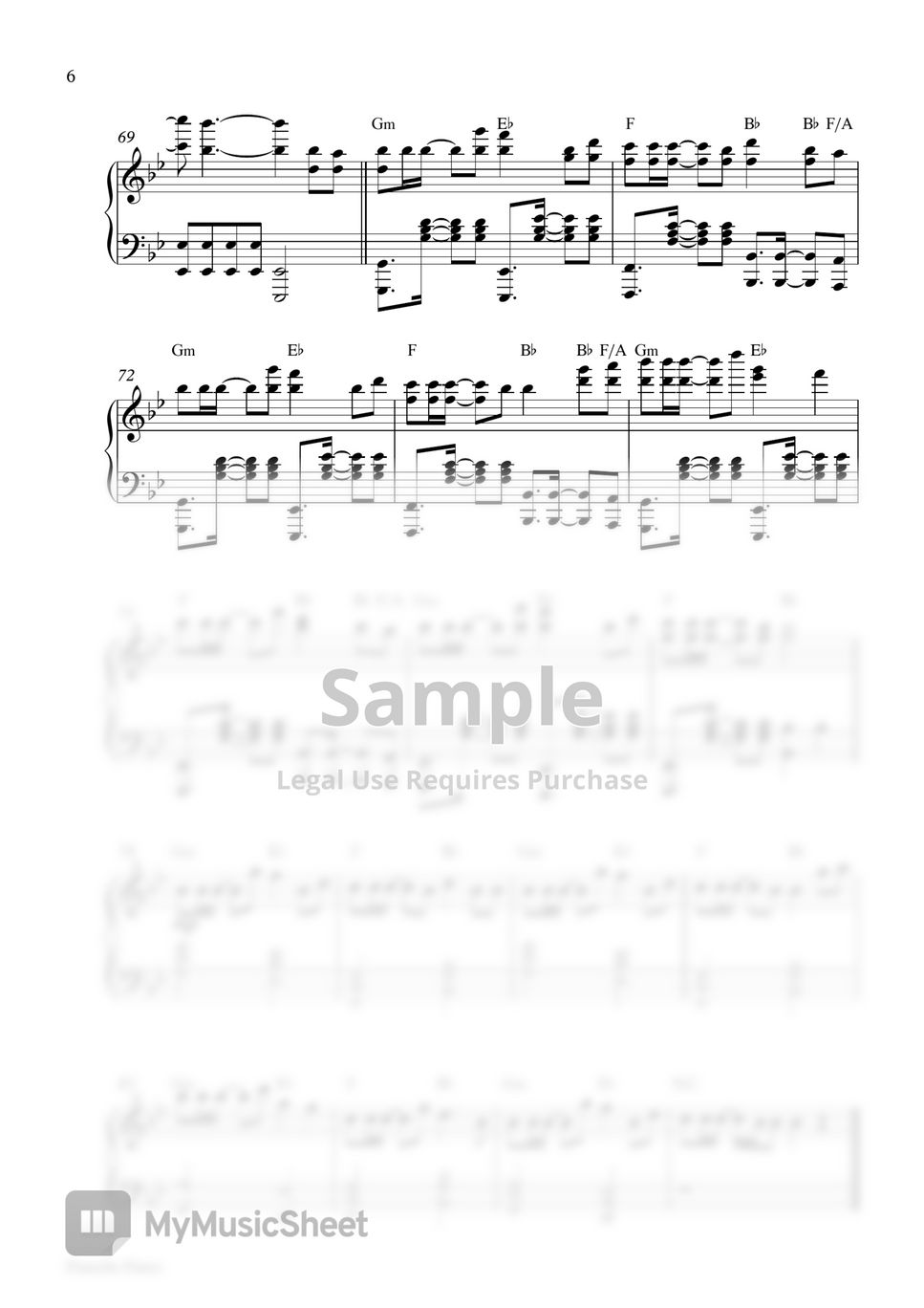 SHAUN - Way Back Home (Piano Sheet) by Pianella Piano