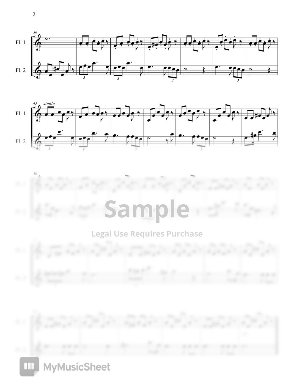 F. Schubert - 세레나데(Serenade, Flute Duet, 플룻 듀엣 (Flute Duet) by 바론아트