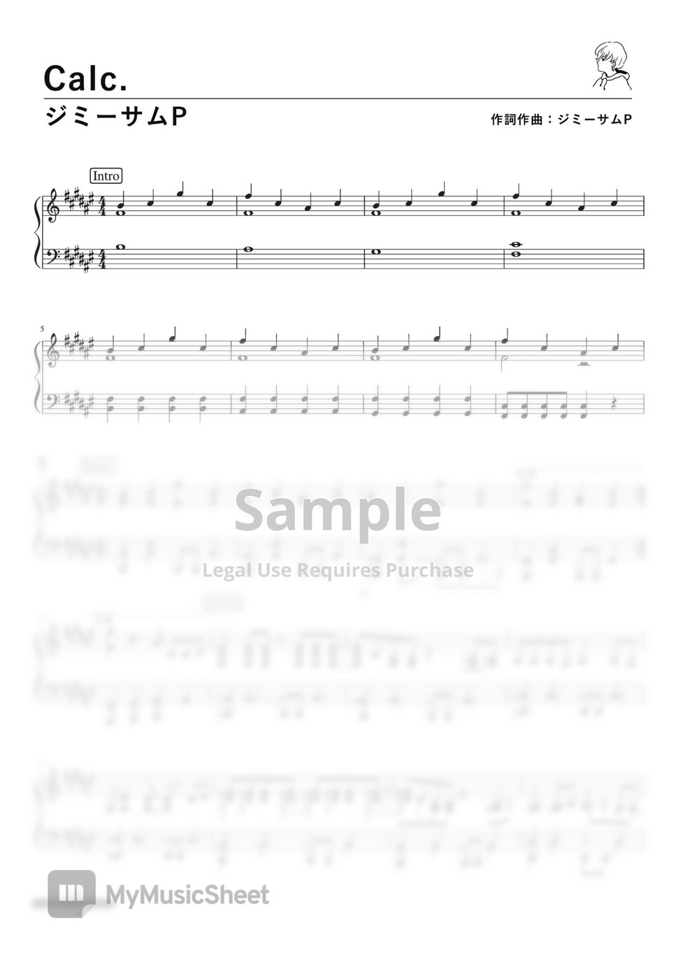 JimmyThumb-P - Calc. (PianoSolo) by Fukane