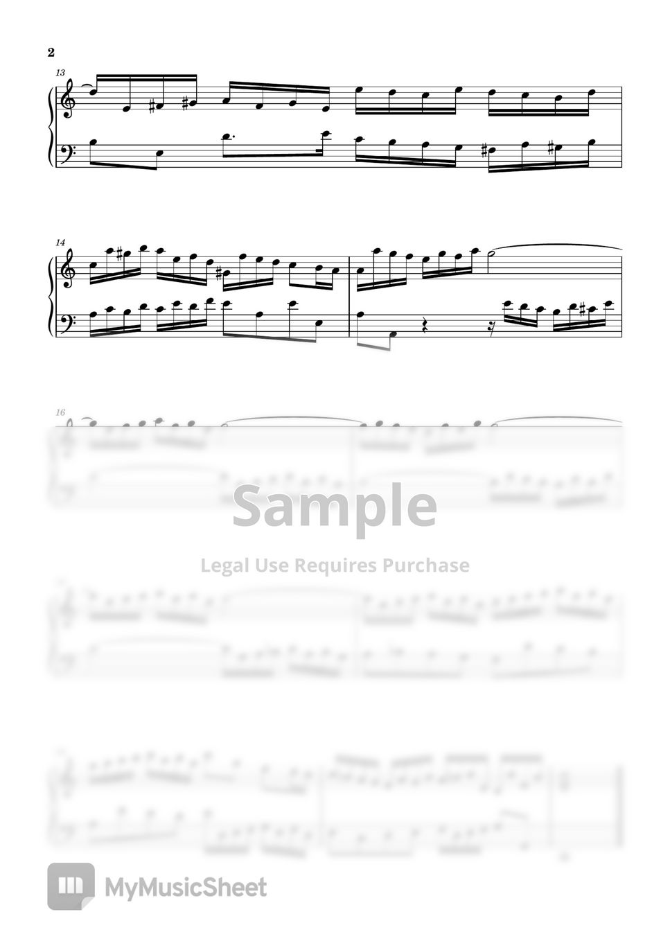 Johann Sebastian Bach - Invention No. 1 (Medium) by Anime Piano Tutorials