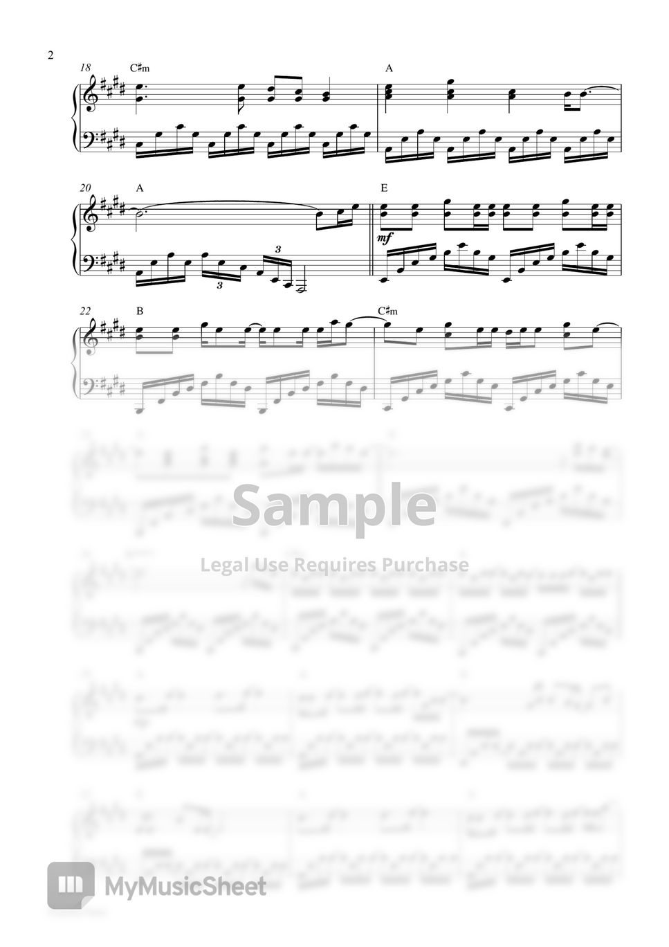 Taylor Swift - This Love (Piano Sheet) Sheets by Pianella Piano