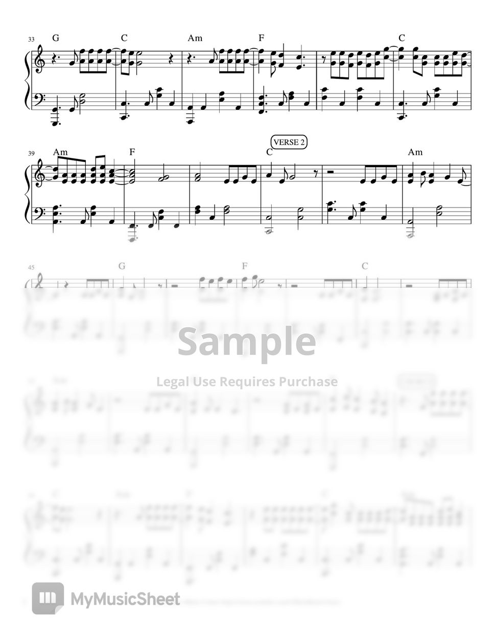 Pink Sweat 17 (piano sheet music) Sheets by Mel's Music Corner