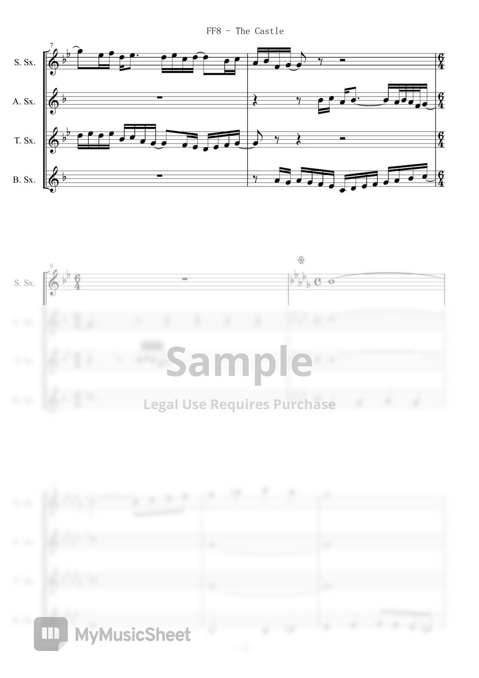 final-fantasy-viii-the-castle-sax-quartet-sheet