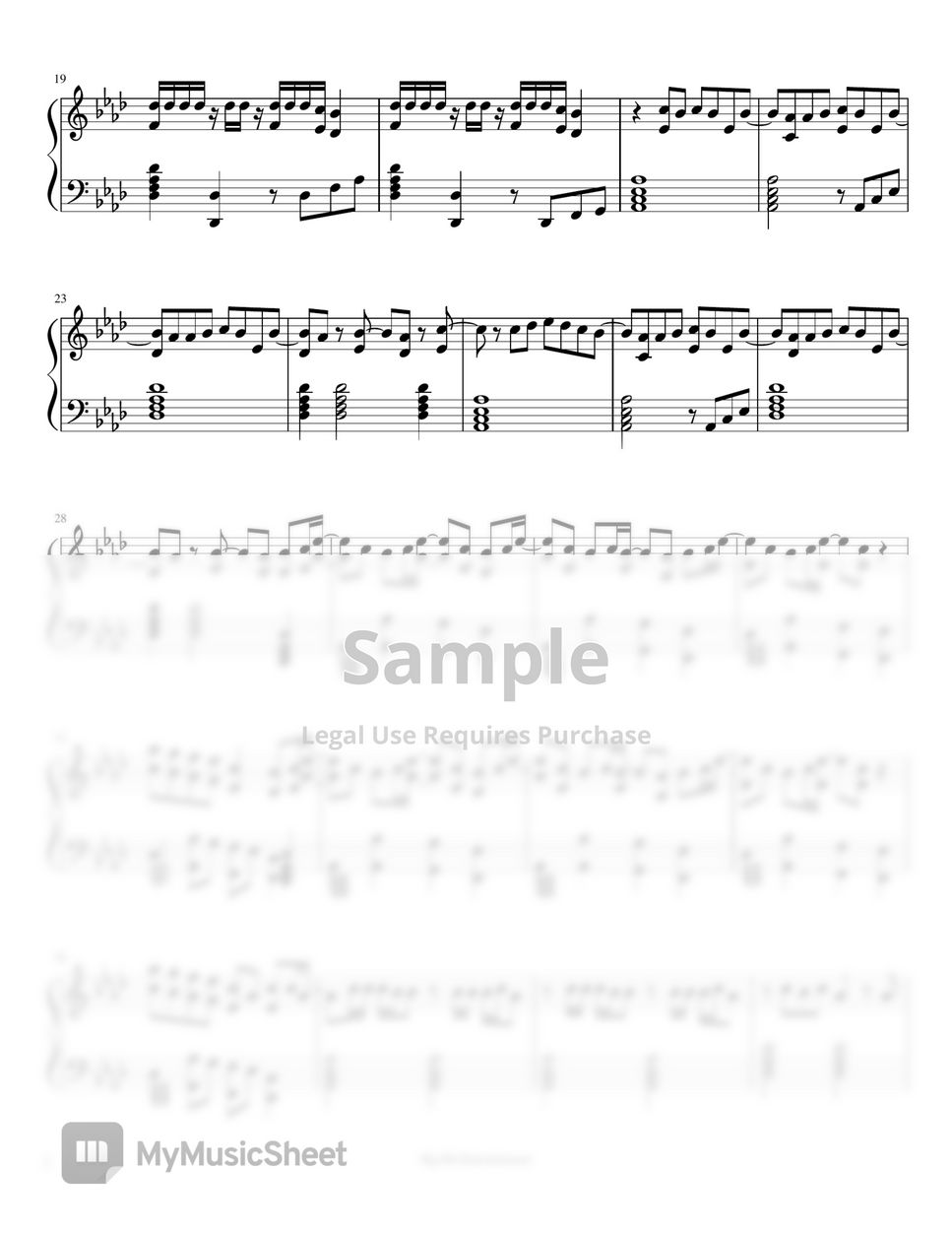 bts-life-goes-on-album-be-sheet-by-cerenceri