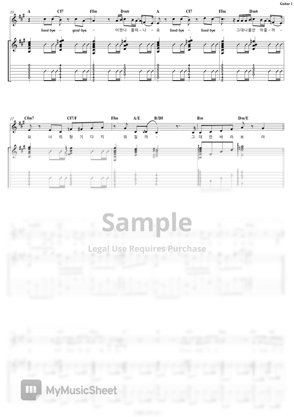 Punch Yesterday Guitar Sheets
