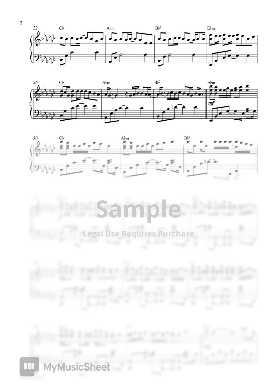 TXT - Opening Sequence (2 Piano PDF: Original Key & Easier Key) by Pianella Piano