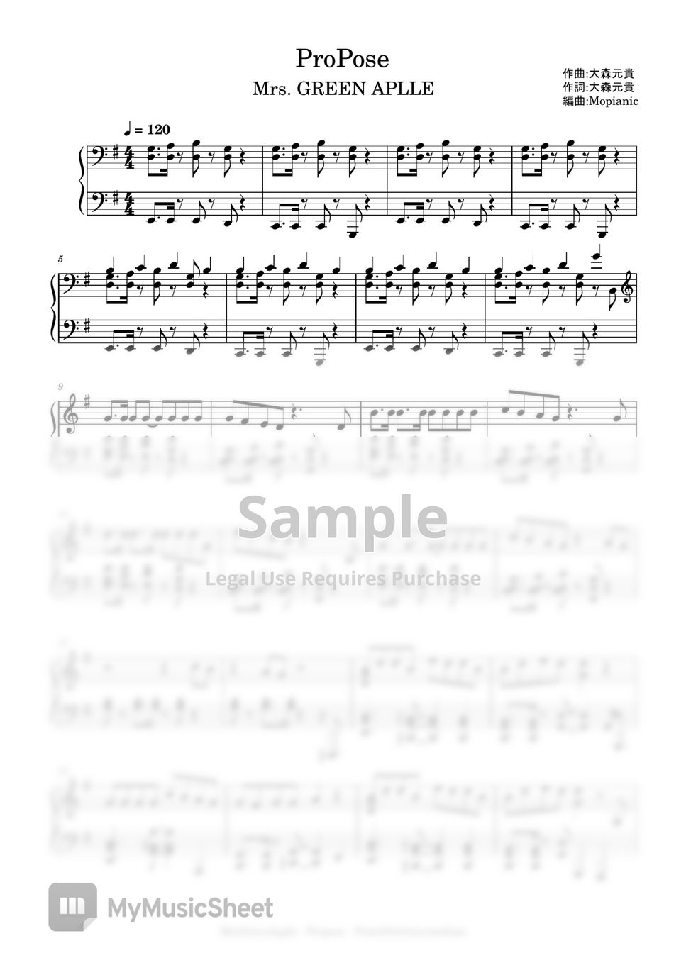 mrs-green-apple-propose-intermediate-piano-sheets-by-mopianic