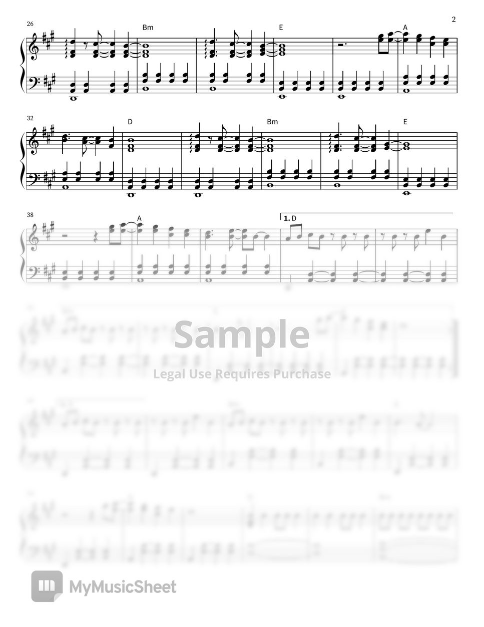 As It Was Sheet Music Free Printable