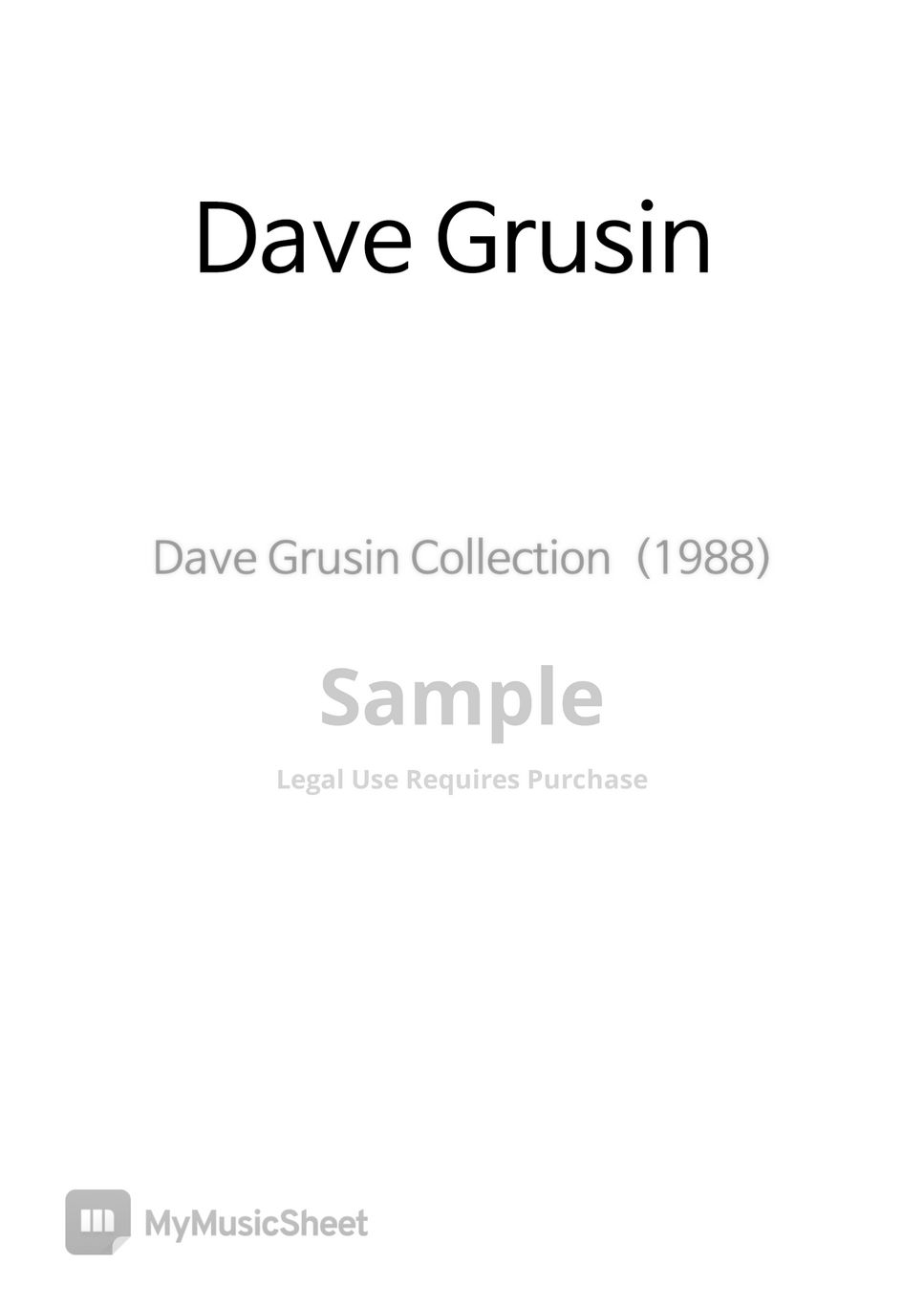 Dave Grusin Collection - Dave Grusin Collection by COPYDRUM