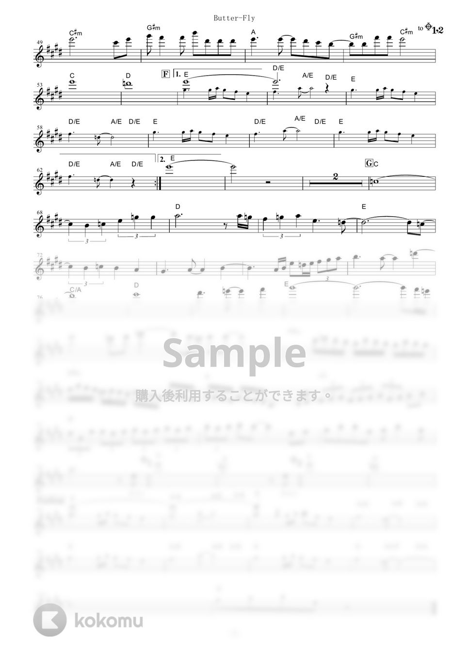 デジモンアドベンチャー - Butter-Fly by muta-sax