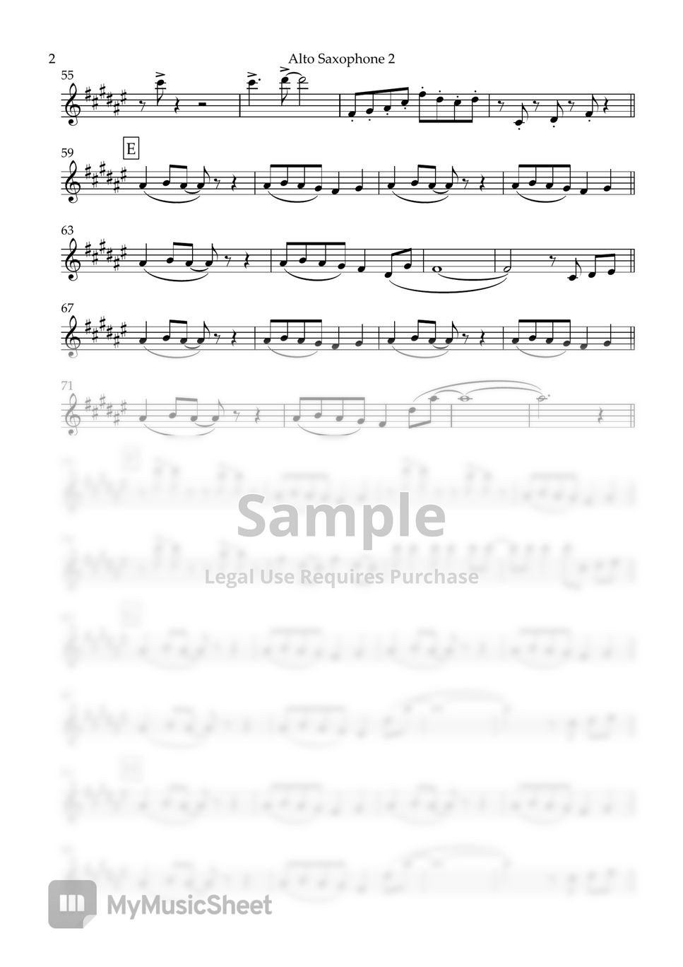 September - Alto Sax Sheet music for Saxophone alto (Solo