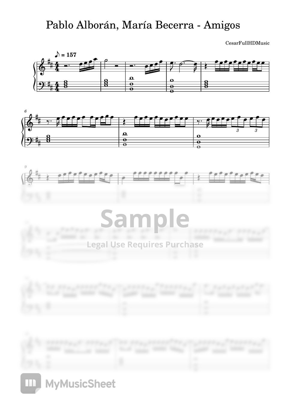 Pablo Alborán &amp; María Becerra - Amigos