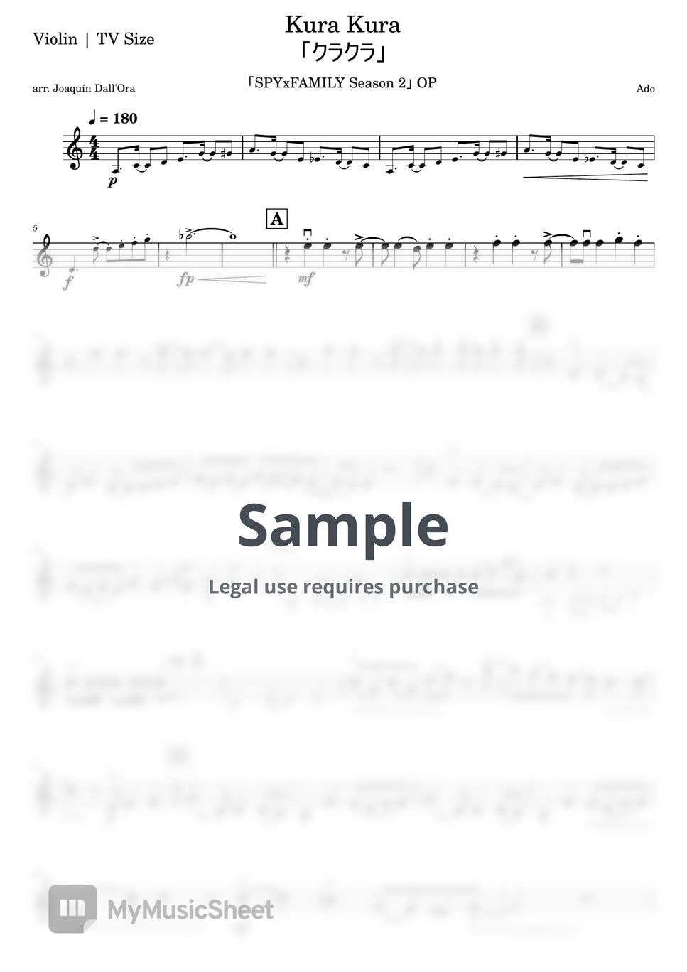 Ado kura kura spyxfamily season 2 op sheets by co neko