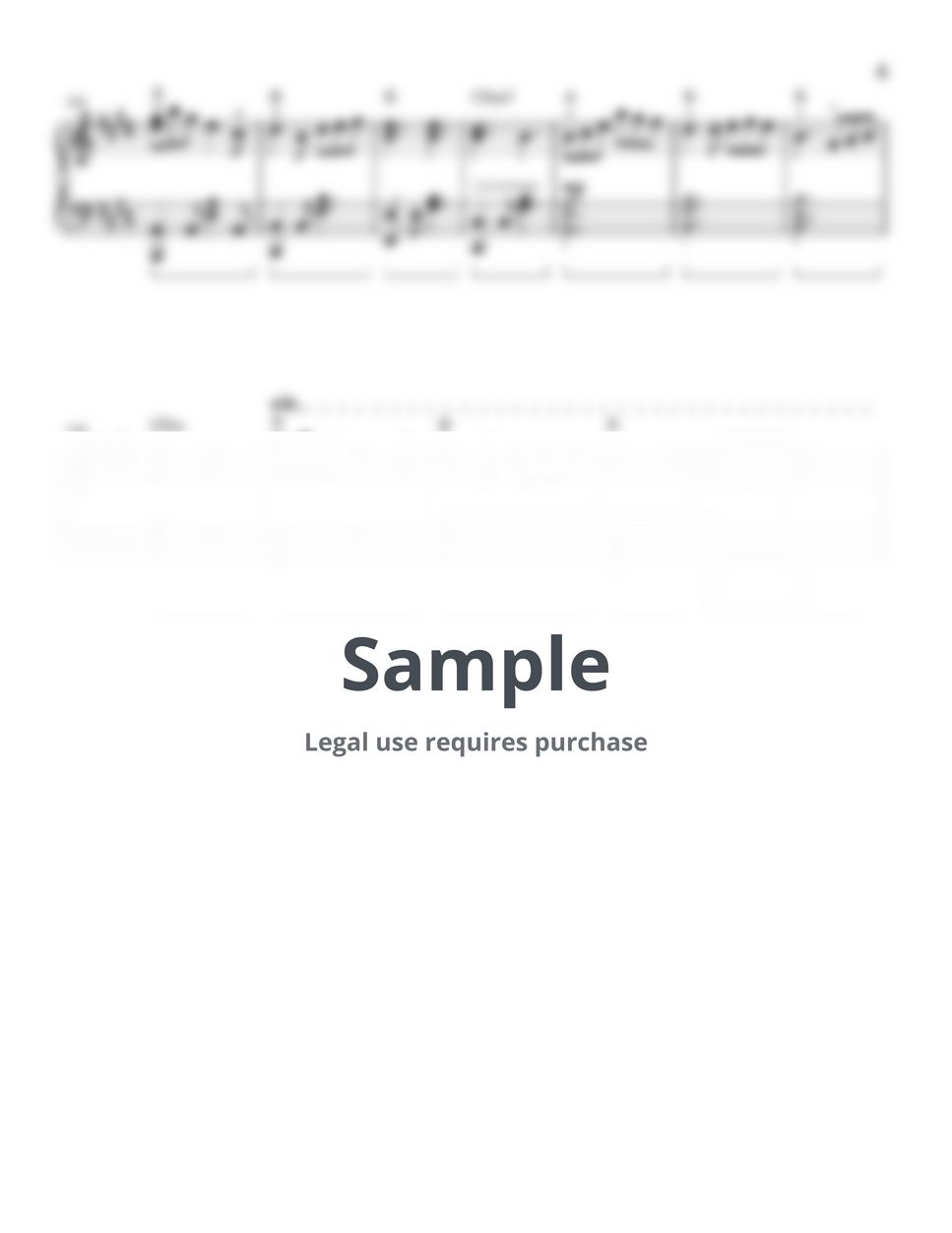 Yung Kai - Blue (piano sheet music) by Mel's Music Corner