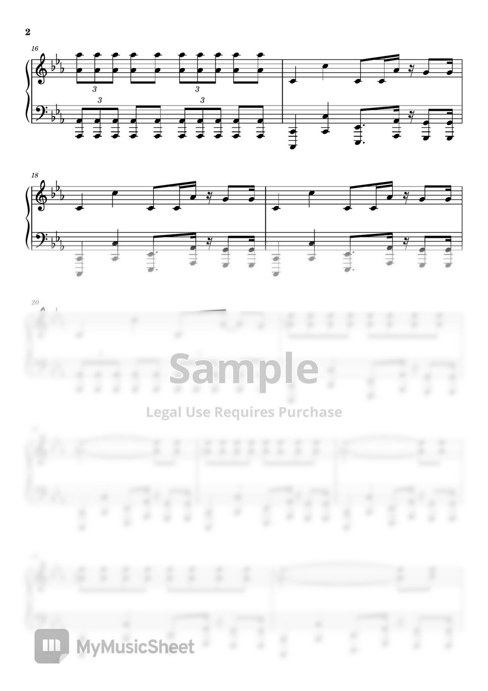 Lady Gaga Judas Sheets by Piano Go Life