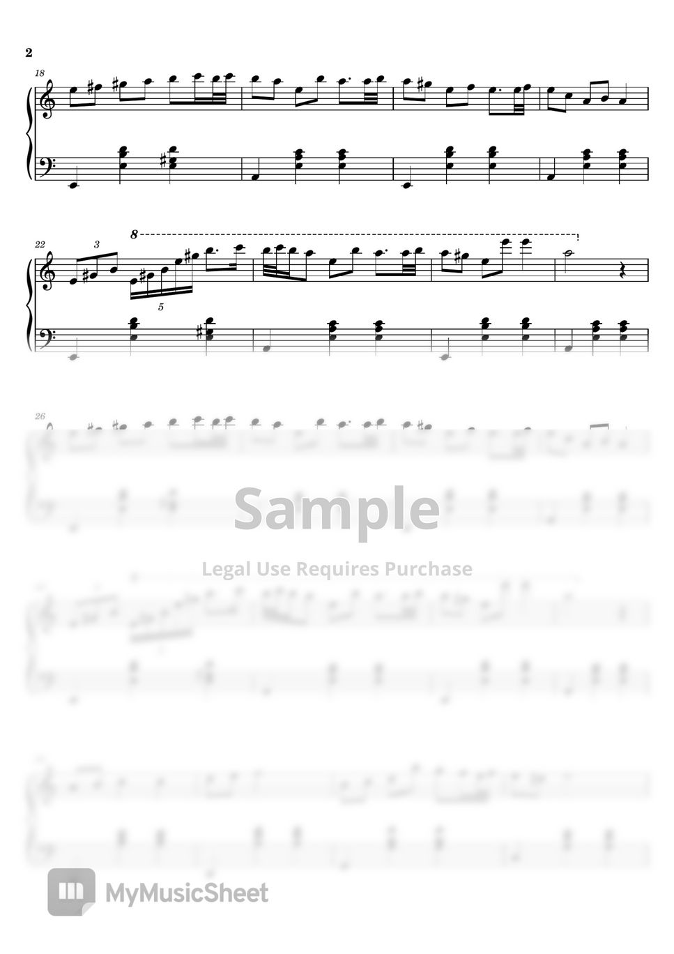 Chopin - Waltz in A minor (Sheet Music, MIDI,) Sheet by Roxette