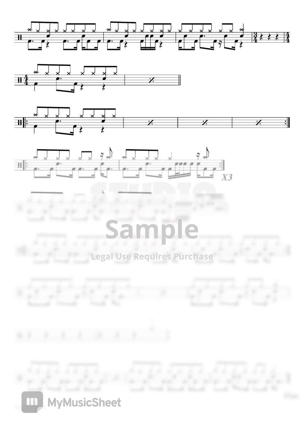 Deftones My_Own_Summer Sheet by Studio830