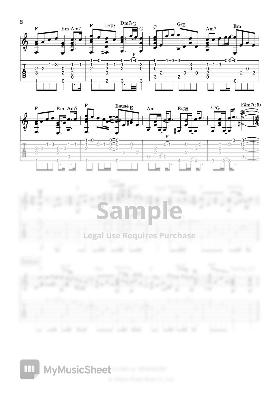  Fall In Love Partition Musicale By GPC