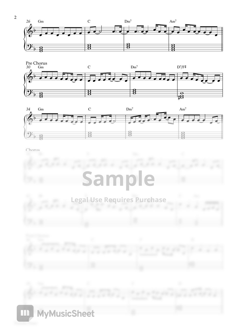 BLACKPINK - Hard to Love (MEDIUM PIANO SHEET) by Pianella Piano