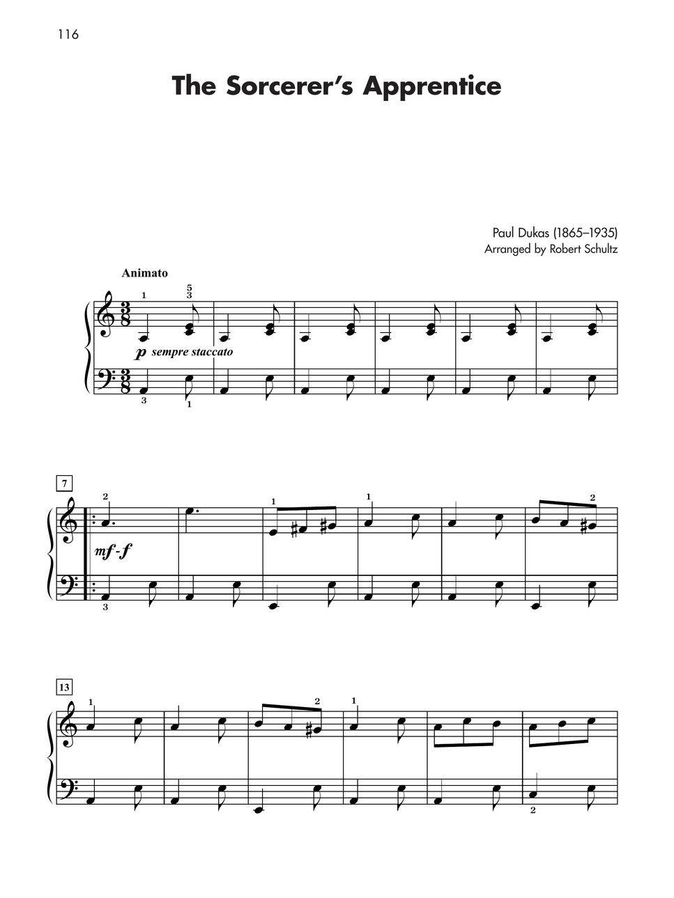 Artist The Sorcerer's Apprentice.pdf Sheet by Artist