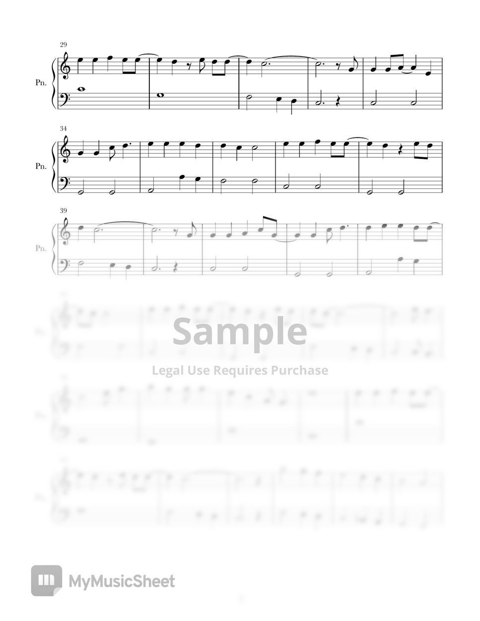 The Beatles - Let It Be (Easy Version) Sheets by PHianonize