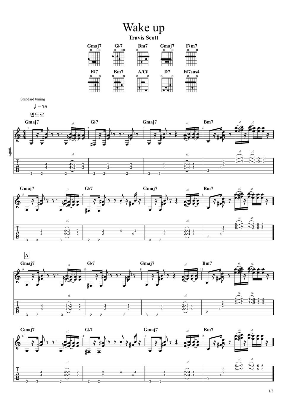 travis-scott-wake-up-guitar-sheets-by-hyumusix