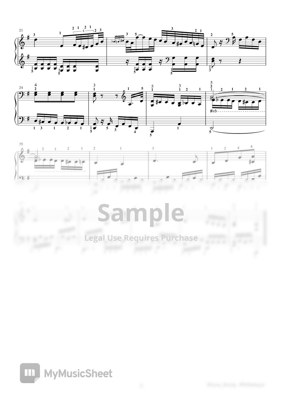 L.v.beethoven - Pathetique (easy Ver.) Sheet By Lava