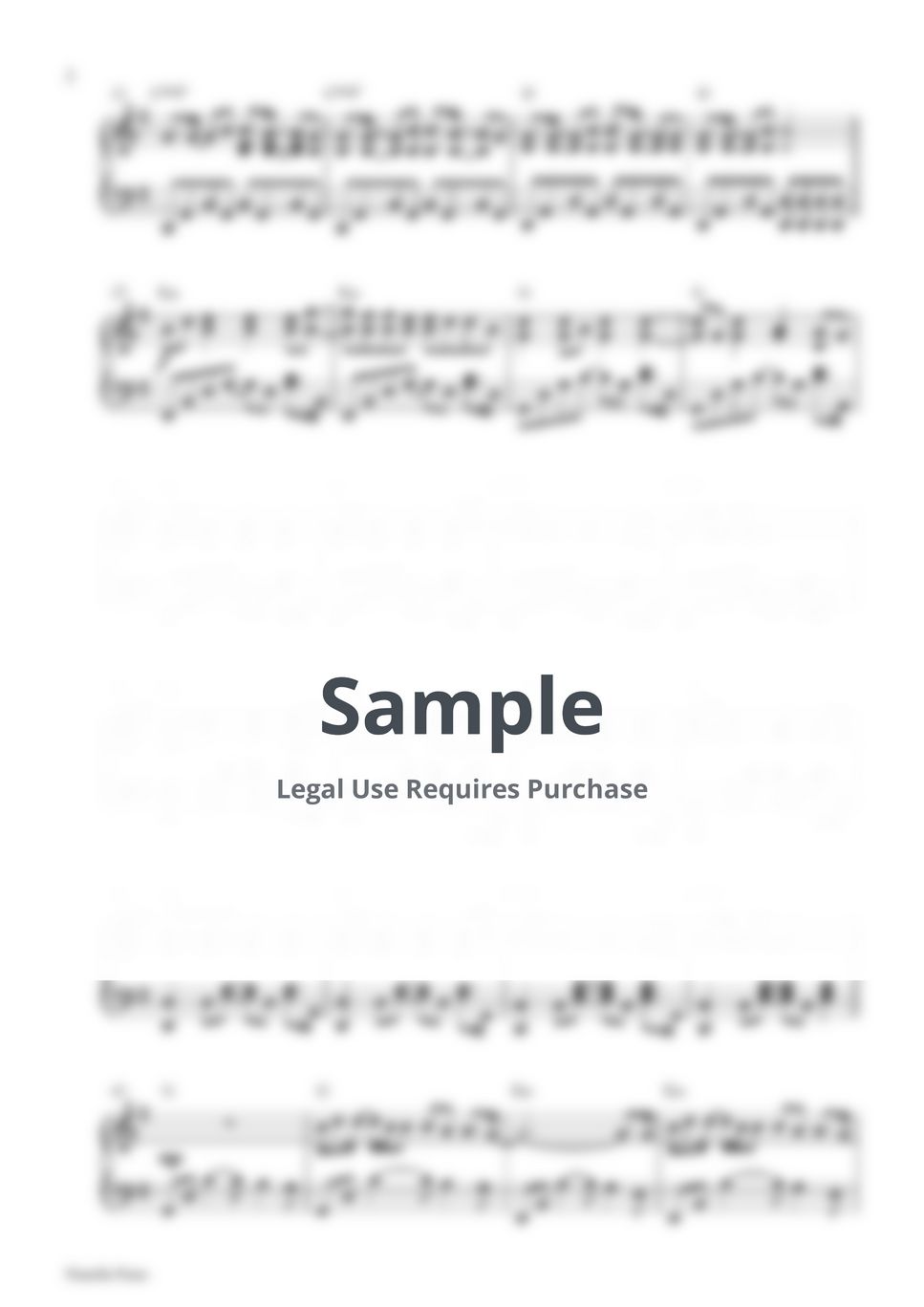 Ed Sheeran Plastic Bag (Piano Sheet) Sheets by Pianella Piano