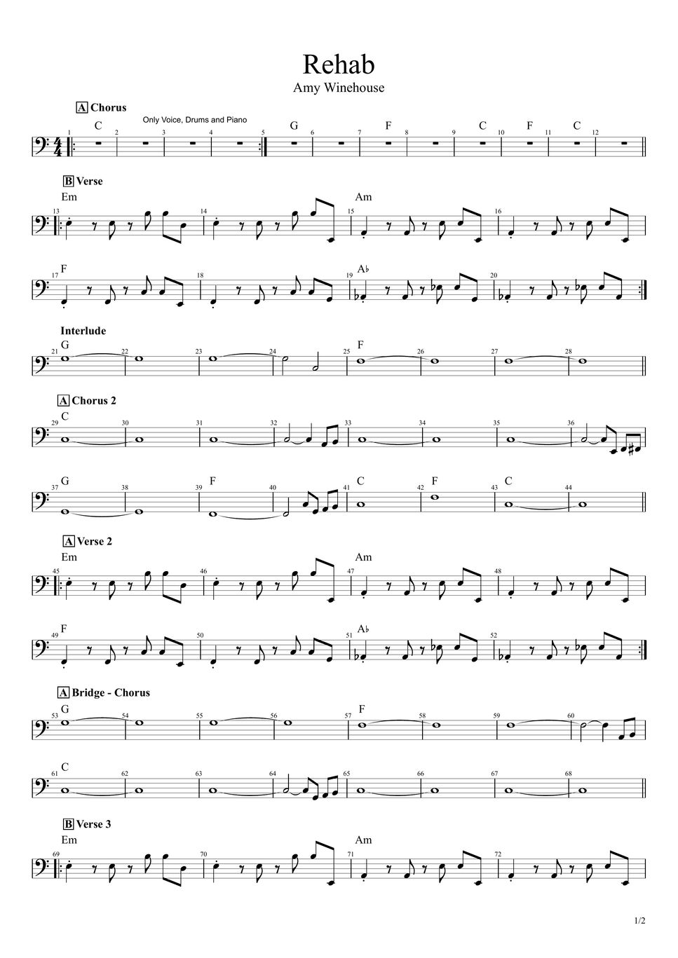 Chord If I Fell