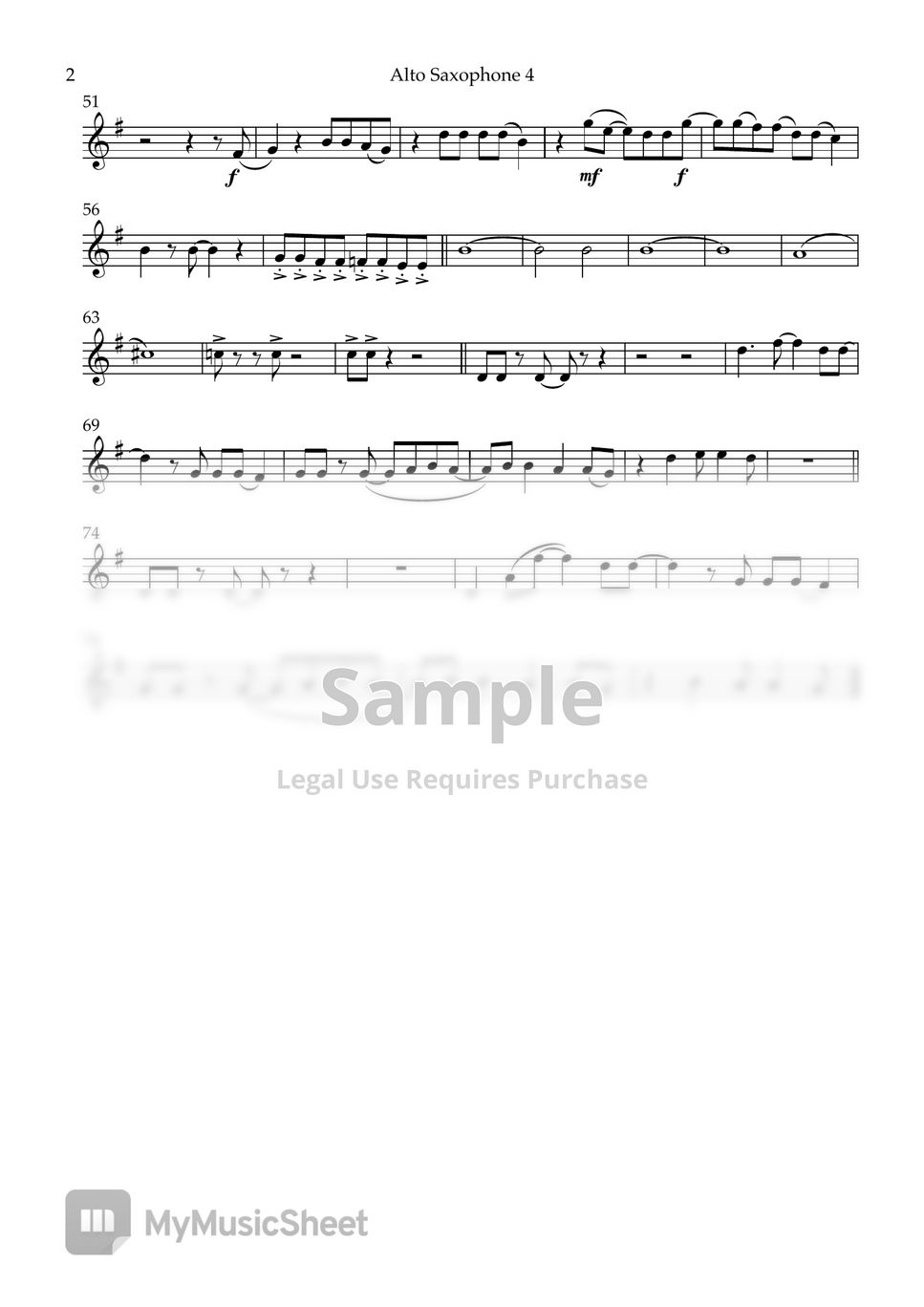Meghan Trainor Made You Look - Eb Instrument Sheet Music (Alto or  Baritone Saxophone) in C Major - Download & Print - SKU: MN0267720