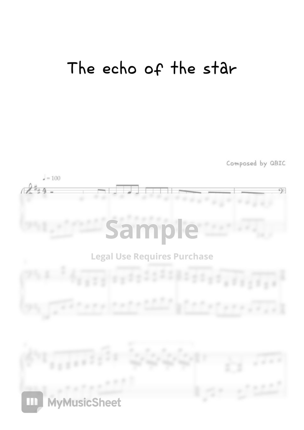 QBIC - The echo of the star