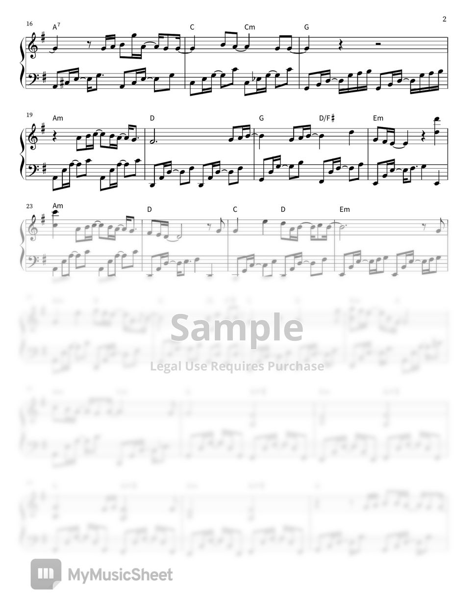 Our Beloved Summer OST Part 1 (그 해 우리는 OST) 10CM (십센치) Drawer (서랍) 曲谱 by Gita Nofieka