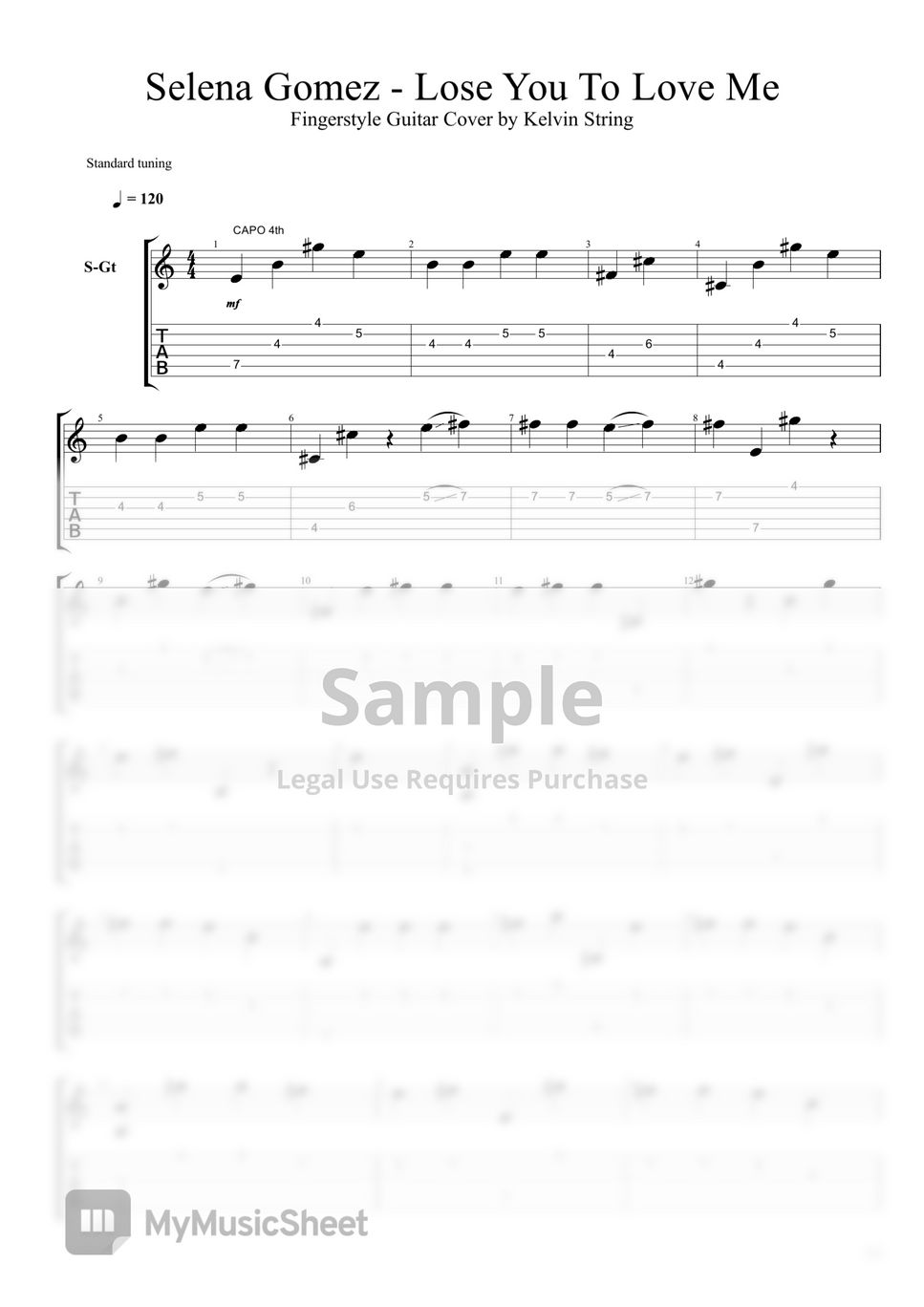 Selena Gomez - Lose You To Love Me by Kelvin Vilten