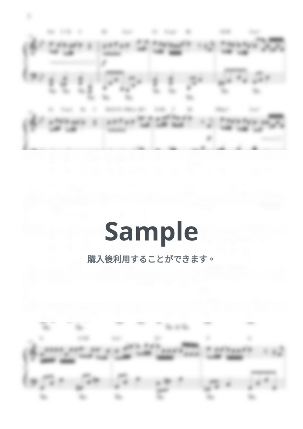 Mrs. GREEN APPLE - ダーリン (中級) by CANACANA family