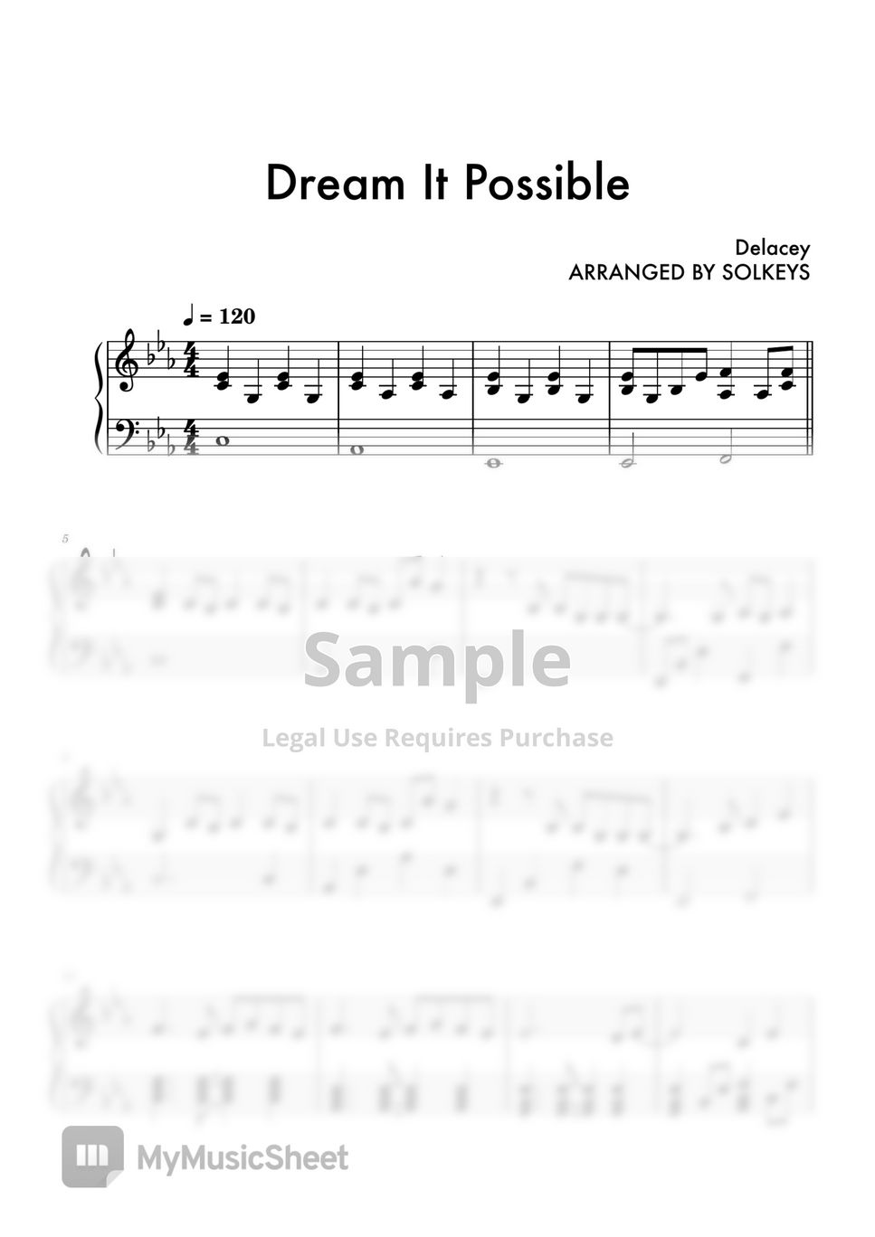 Dream it possible рингтон