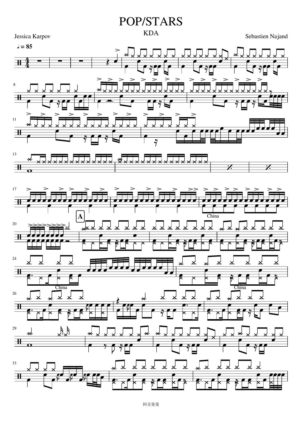 k-da-pop-stars-drum-score-by-akmanman