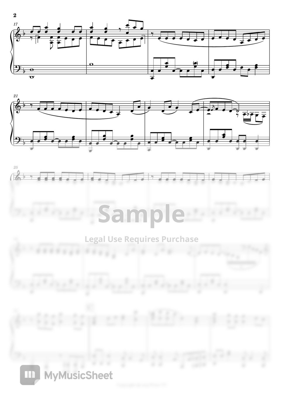 Queen Bee Mephisto Sheets by Piano VI