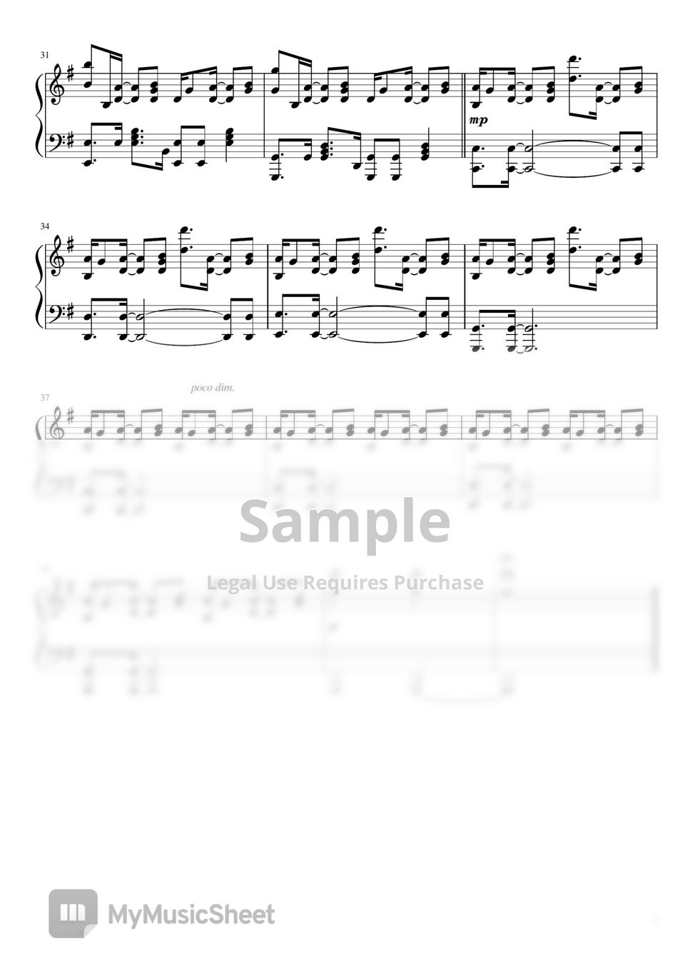 lvs (A Silent Voice) Sheet music for Piano (Solo)