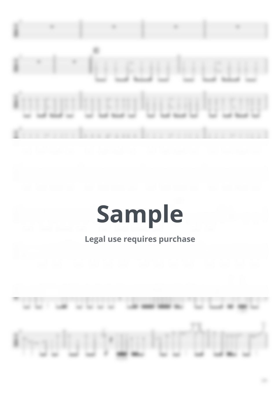 布袋 寅泰(Hotei Tomoyasu) - POISON【E.Guit.TAB】 Sheet Music by