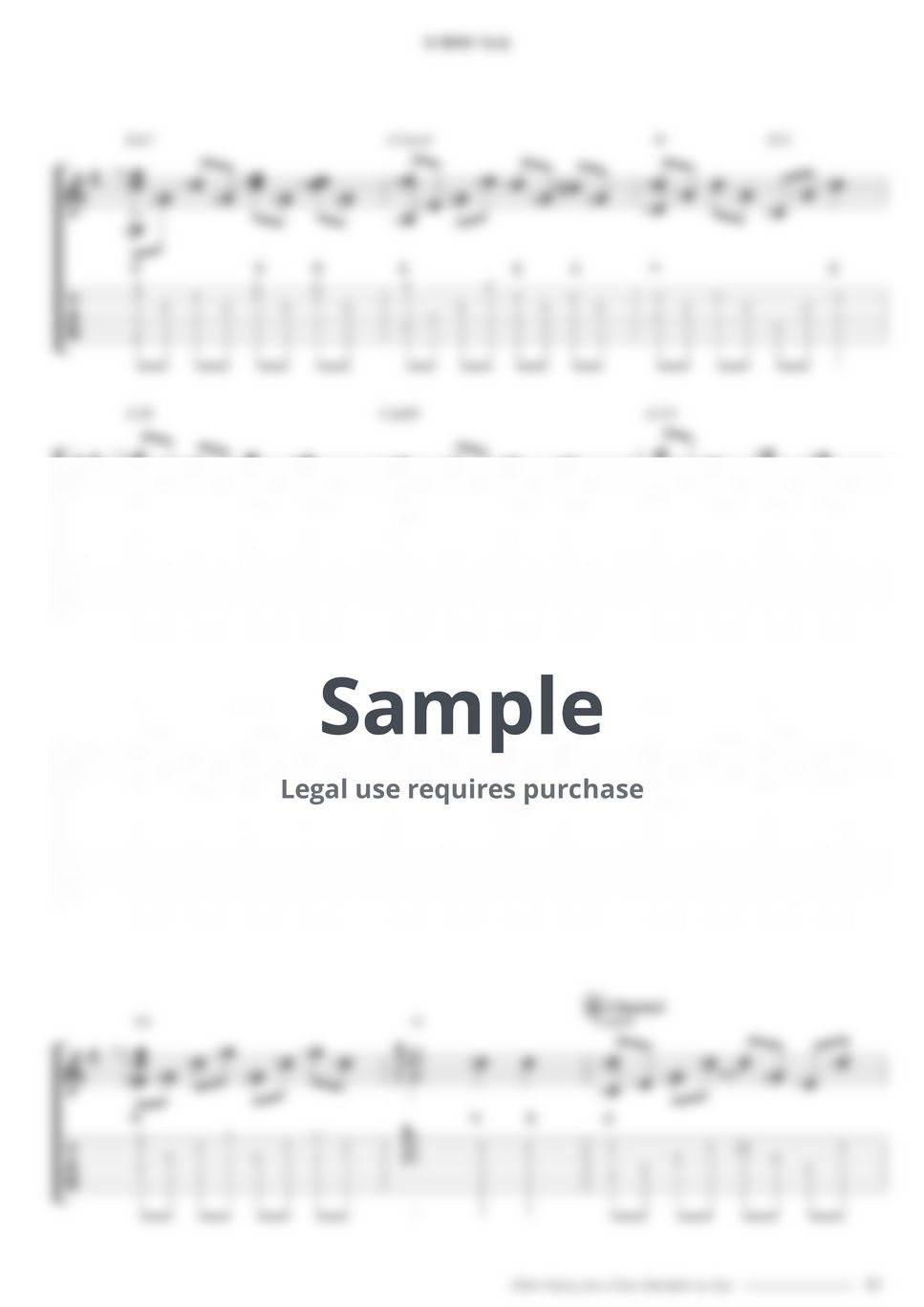 P.P.Bliss 내평생에 가는길(When Peace,Like a River,Attendeth my Way) ([Finger style guitar TAB