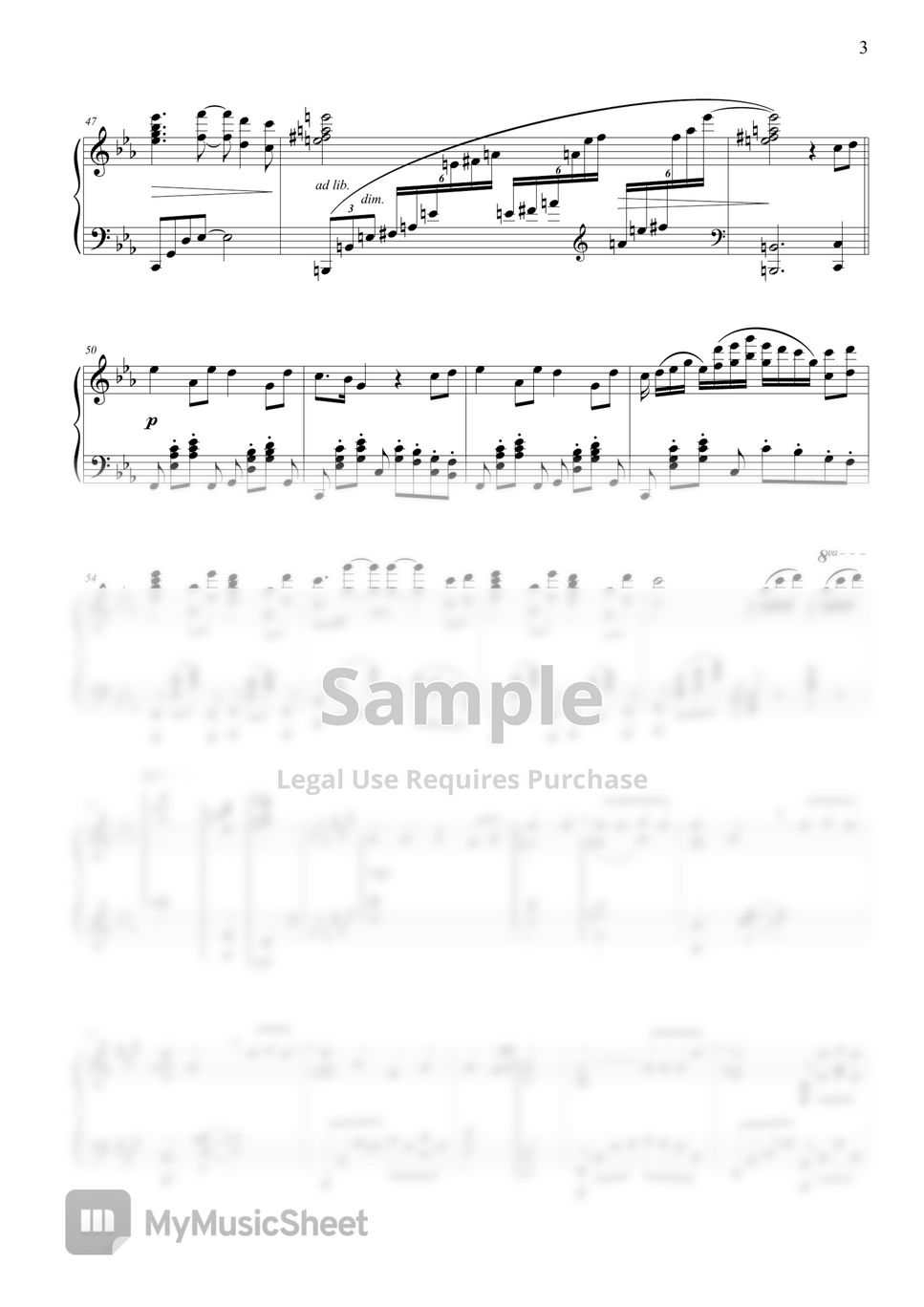 Final Fantasy XIV - Flow 楽譜 by THIS IS PIANO