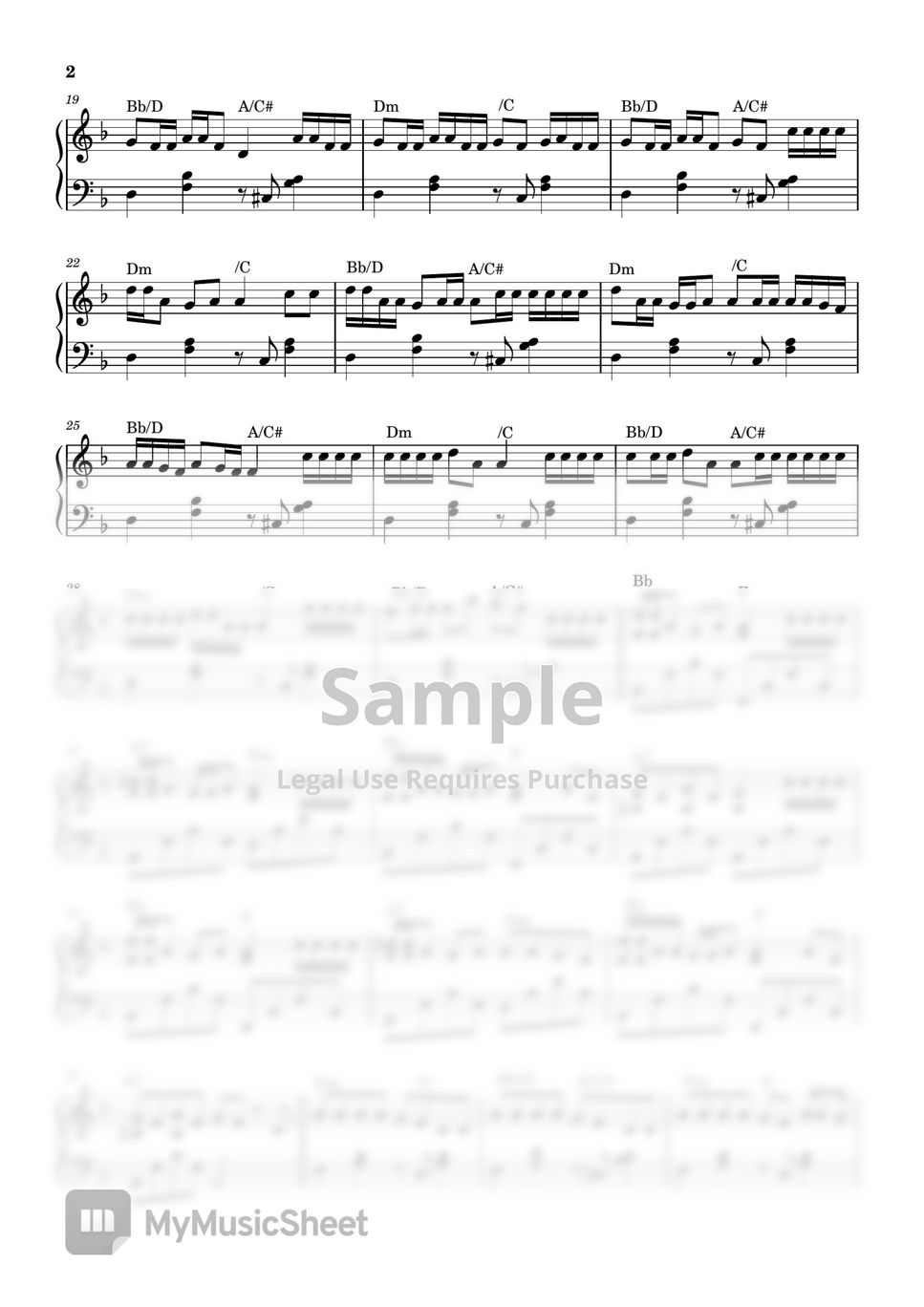 IDGAF – BoyWithUke , ft. blackbear (Full Piano Cover) Sheet music for Piano  (Solo) Easy