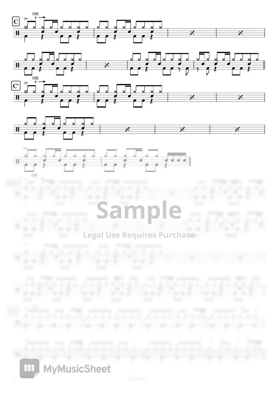 Aya Hirano - God knows...( ''The Melancholy of Haruhi Suzumiya'' Insert song) by Cookai's J-pop Drum sheet music!!!