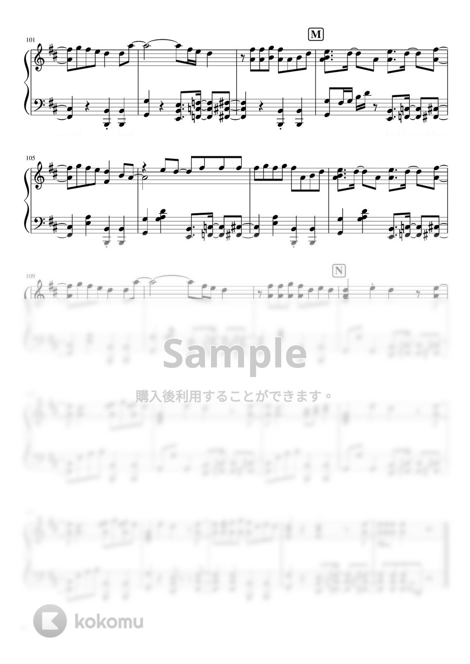 Sexy Zone - PEACH！ (ピアノソロ/Sexy Zone5thアルバム「XYZ