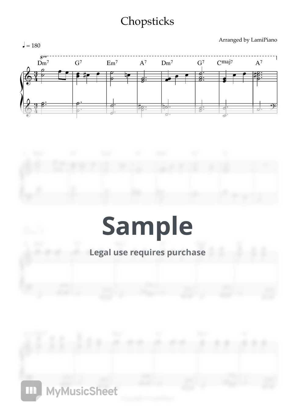 ALLEN - Chopsticks! (Celebrated Chop Waltz / Chopsticks Waltz / Chopsticks March / Jazz ver.) by LamiPiano