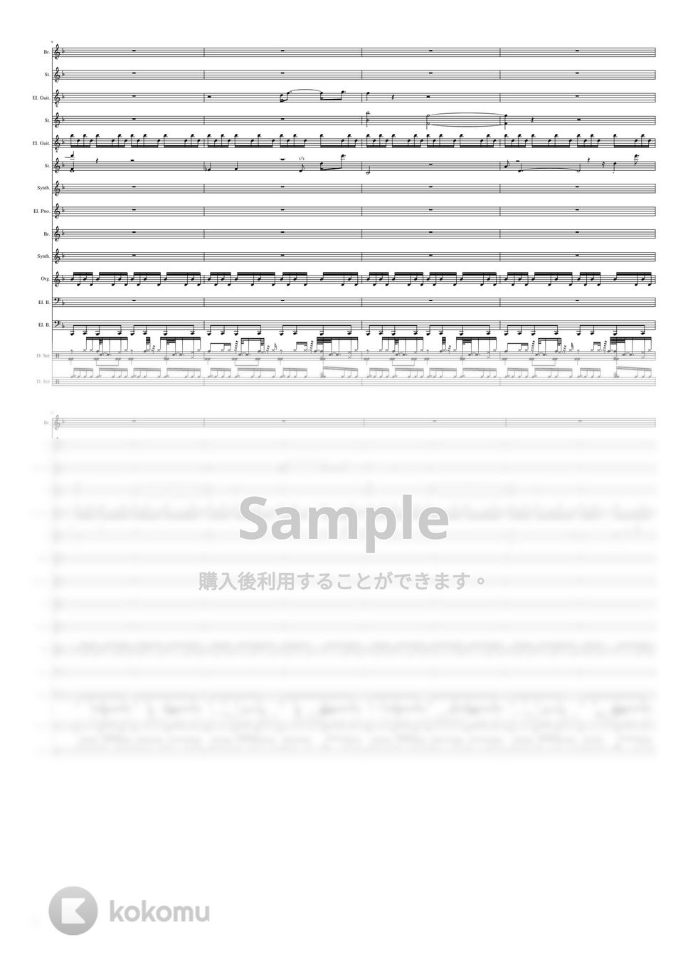 YMO 作曲；細野晴臣・高橋幸宏・坂本龍一 - Waterford 楽譜 by