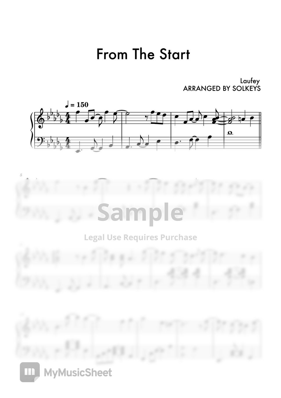 Laufey From The Start Sheets By SolKeys