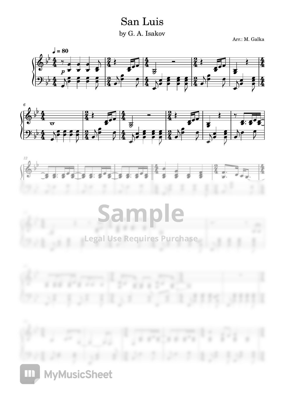 Saint Louis Armstrong Beach - Collection / Songbook - Sheet Music