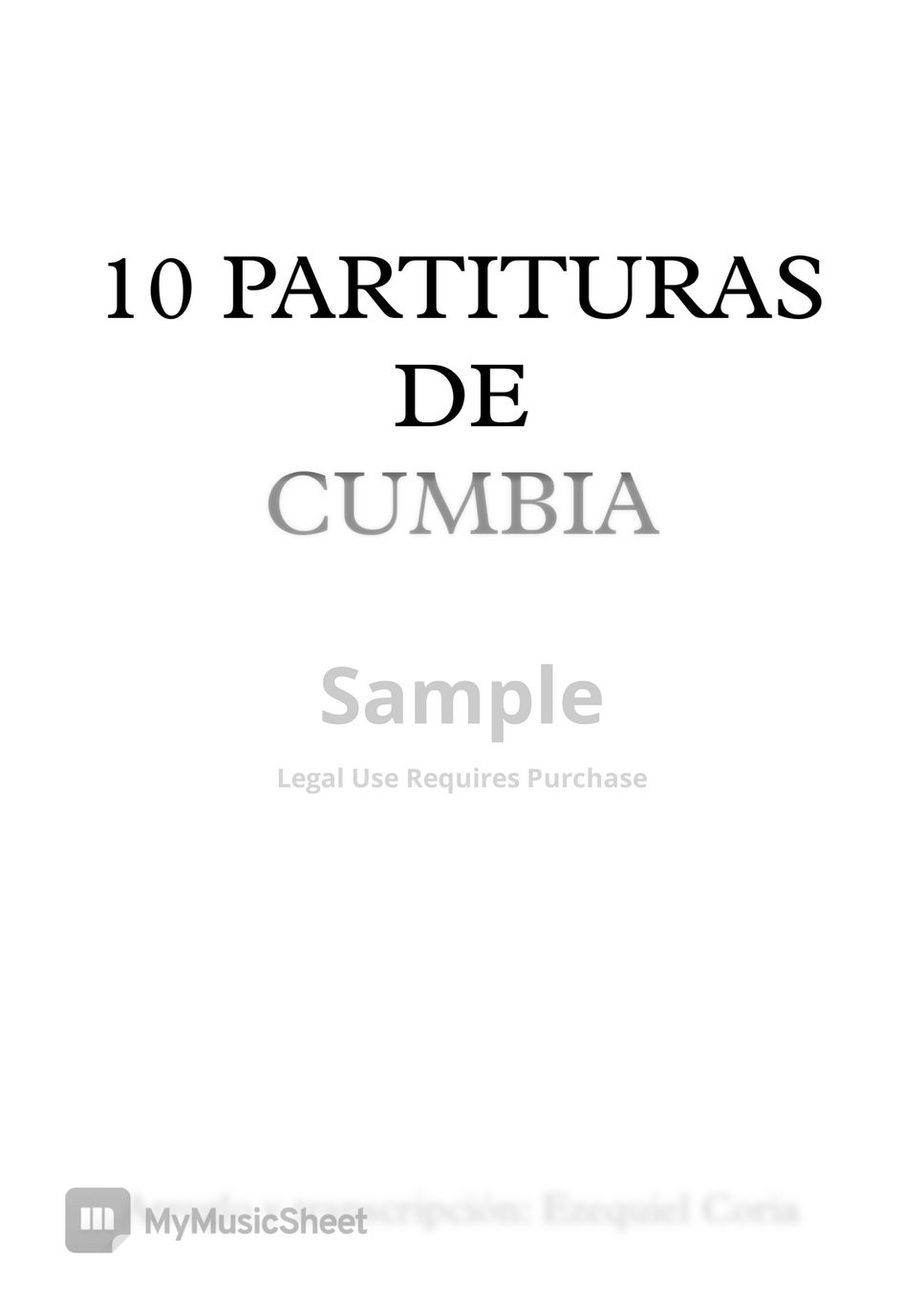 Varios - 10 Partituras de Cumbia by Ezequiel Coria