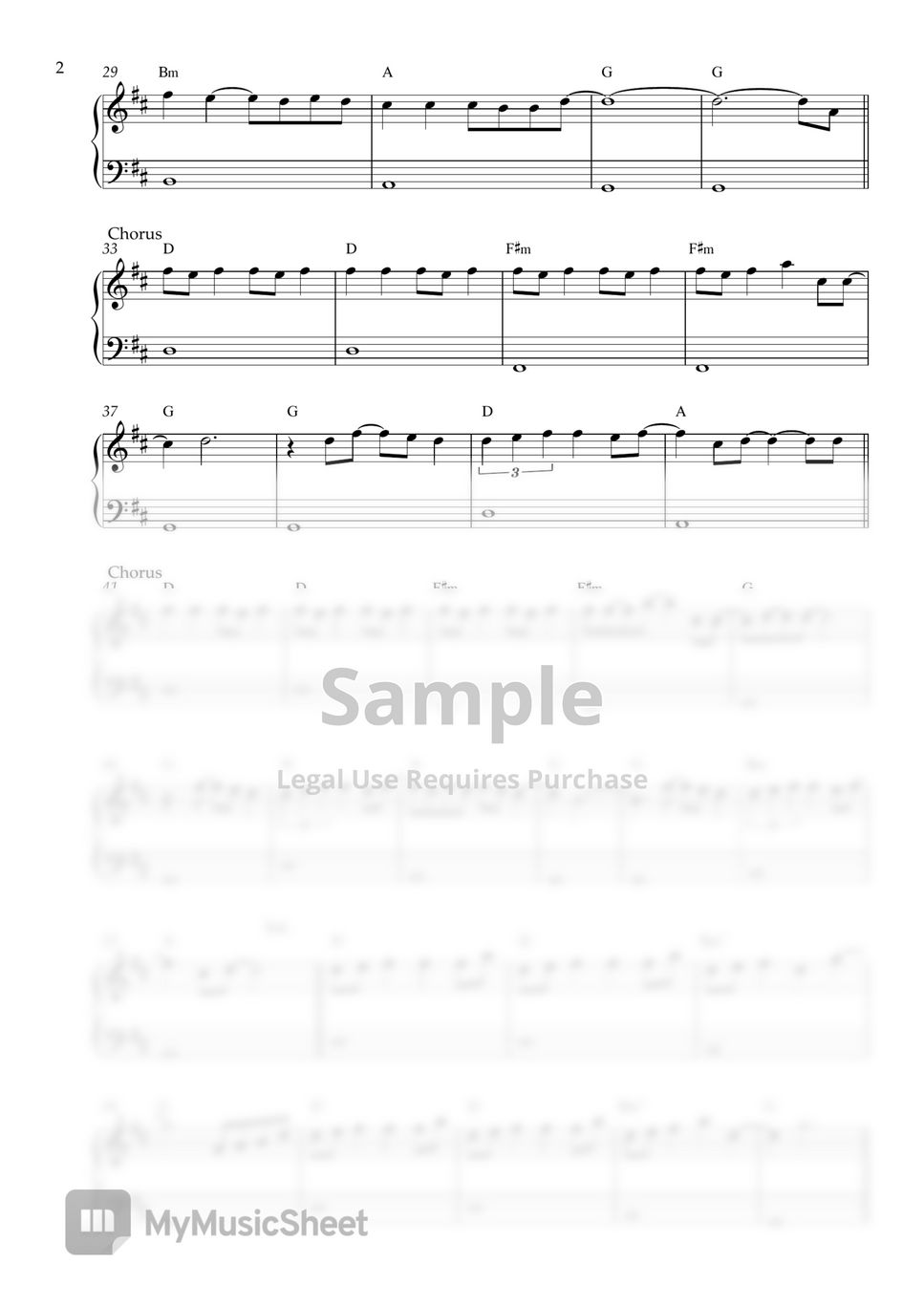 Taylor Swift - Back to December (EASY PIANO SHEET) by Pianella Piano